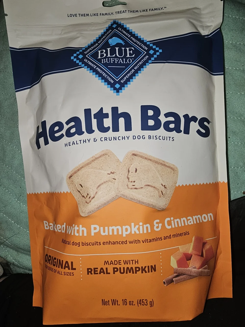 Buffalo David Bitton Dog Health Bars - Blue, White, Red